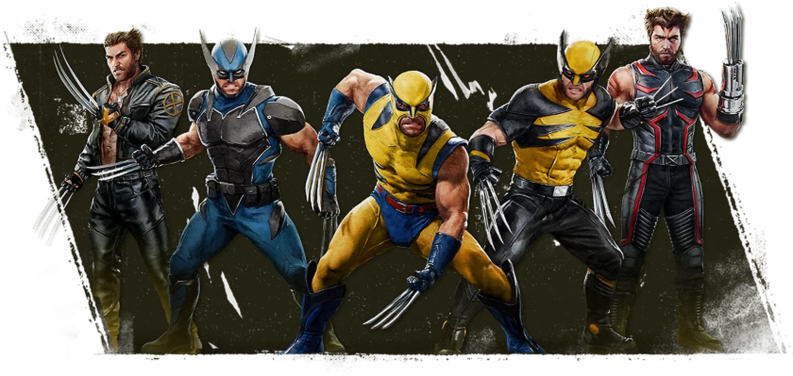 Five Wolverine suits included with the Digital Deluxe Edition